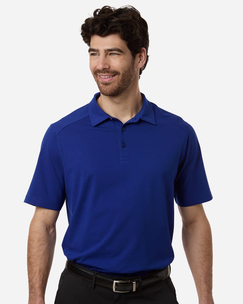 Devon & Jones Men's Seaton Pebble Textured Polo - Image 1