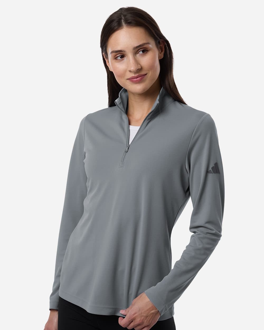 Adidas Women's Lightweight Quarter-Zip Pullover - Image 1
