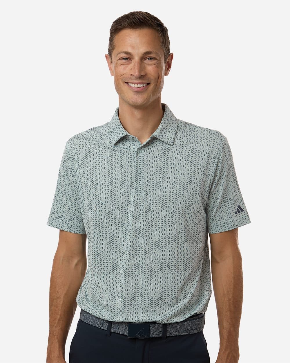 Adidas Men's Ultimate365 Mesh Tango Print Climacool Polo - Image 1