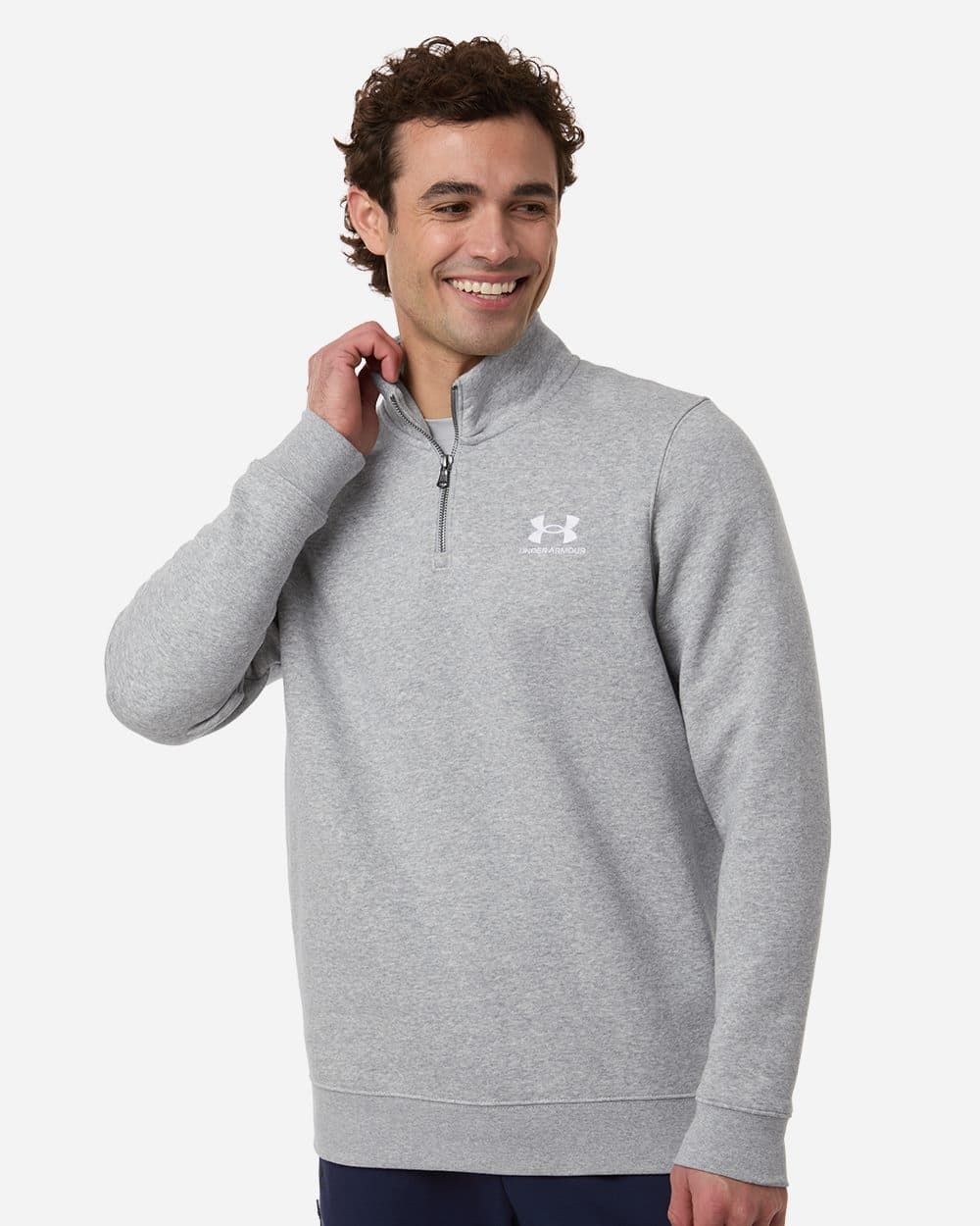 Under Armour Men's Icon Fleece Quarter-Zip Pullover - Image 1