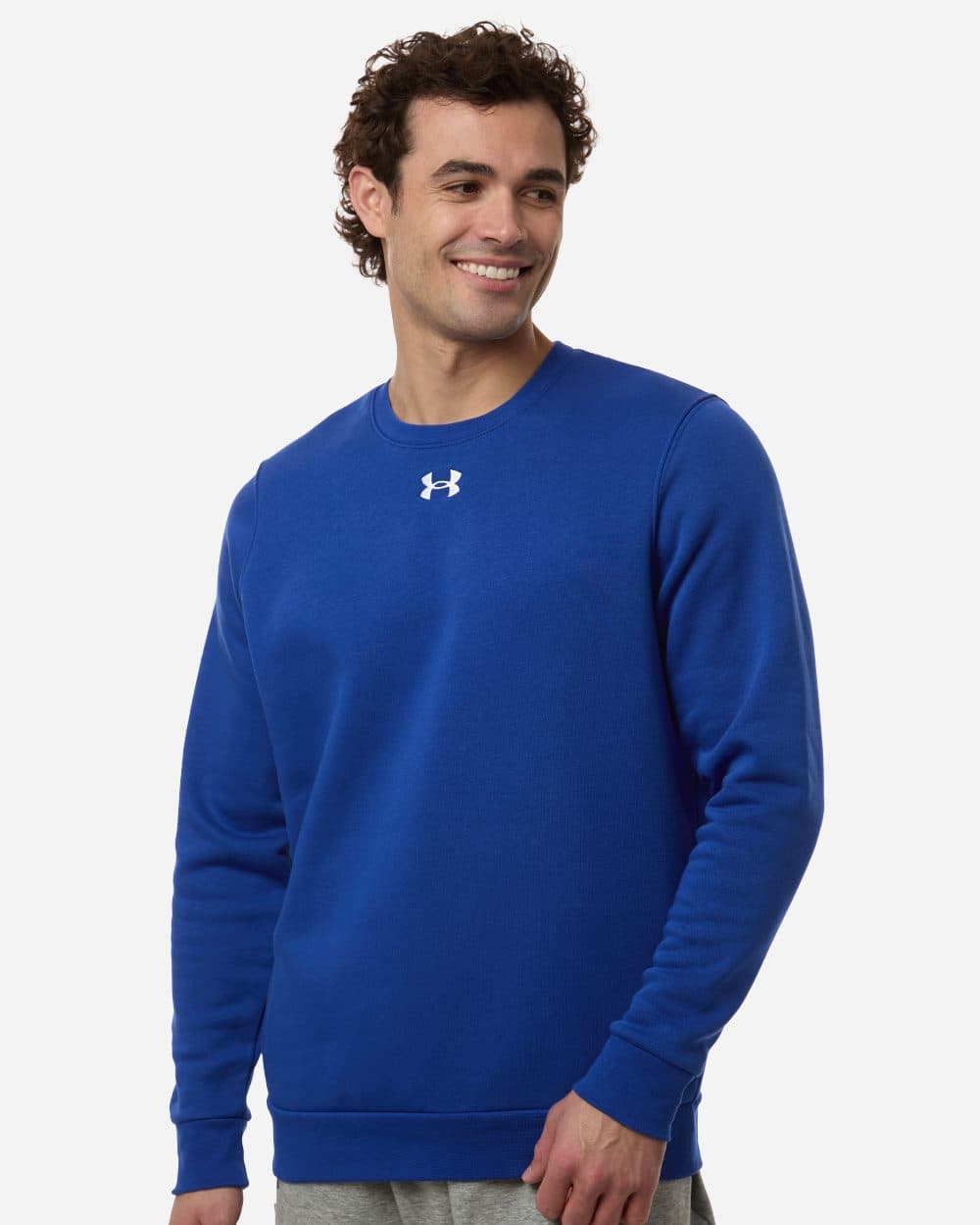 Under Armour Men's Team Icon Fleece Crew - Image 1