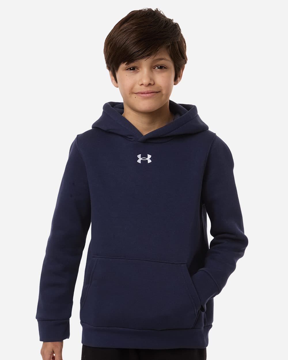 Under Armour Youth Team Icon Fleece Hooded Sweatshirt - Image 1