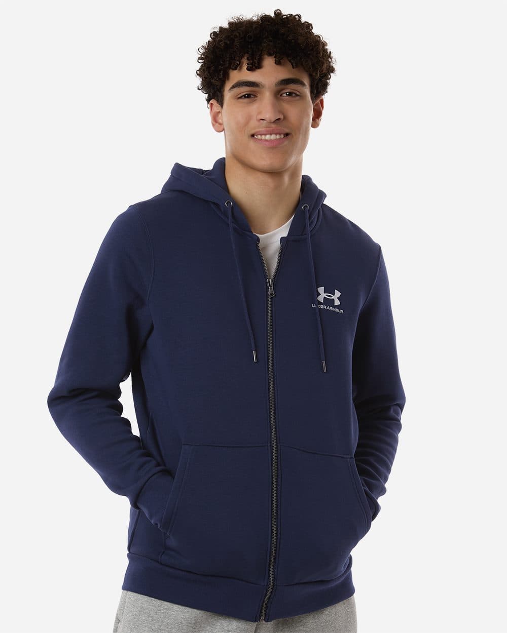 Under Armour Men's Icon Fleece Hooded Full-Zip - Image 1