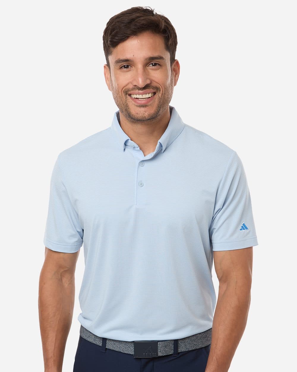 Adidas Men's Ultimate365 Pencil Stripe Climacool Polo - Image 1