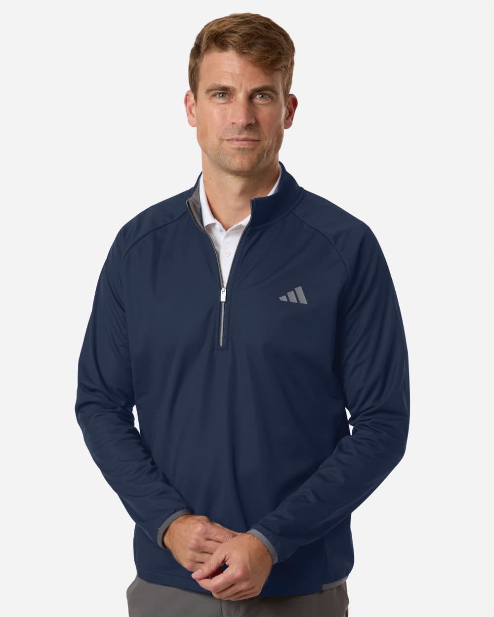 Adidas Men's Ultimate365 Wind Quarter-Zip Pullover - Image 1