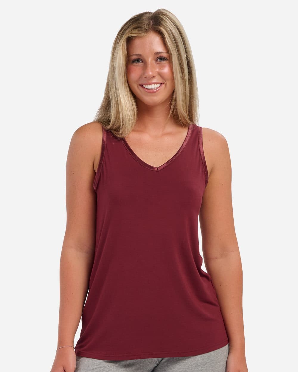 Boxercraft Women's Bamboo V-Neck Tank Top - Image 1