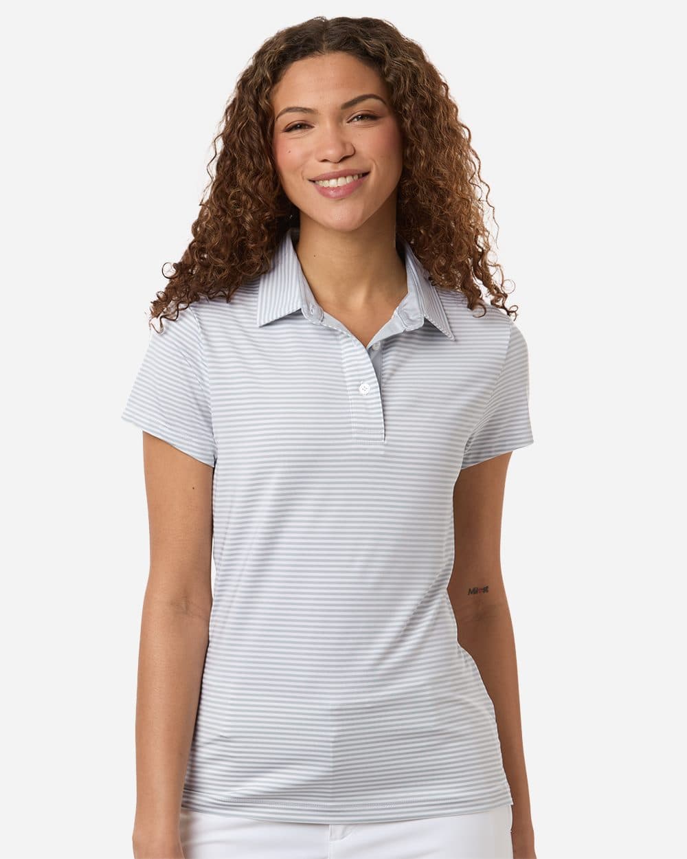 Swannies Women's Kayla Striped Polo - Image 1