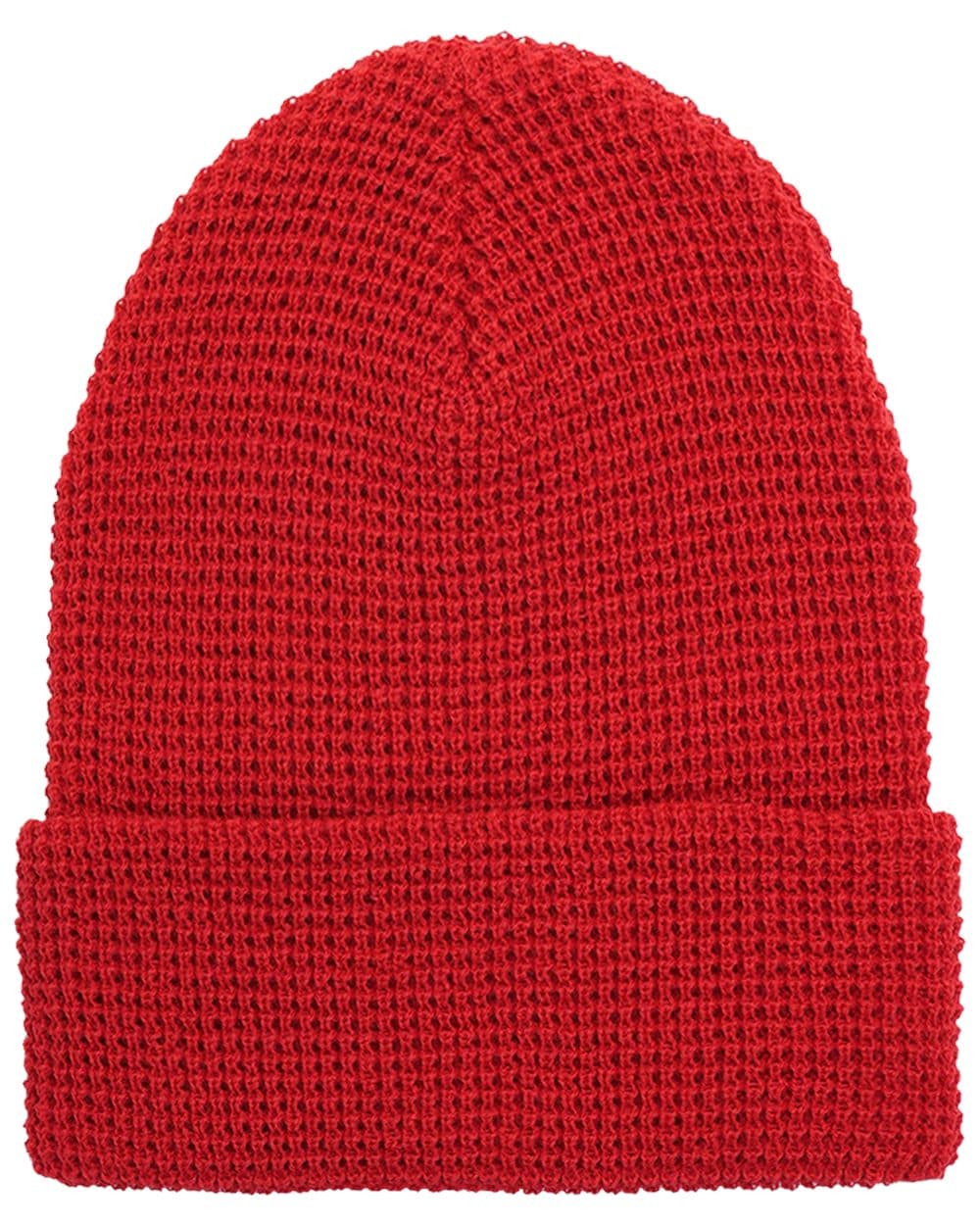YP Classics Waffle Cuffed Knit Beanie - Image 1
