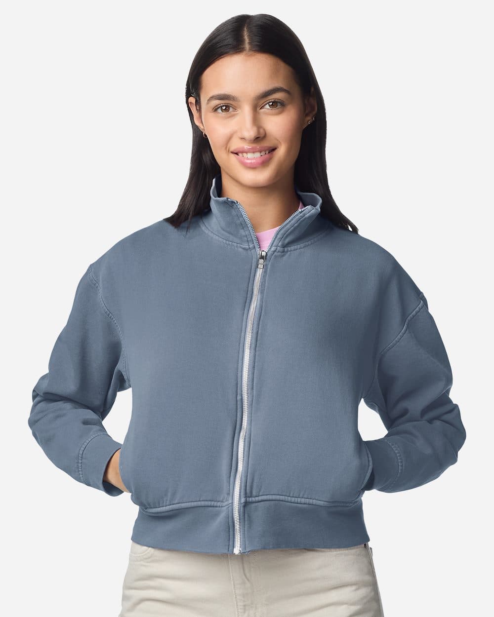 Comfort Colors Women's Garment-Dyed Full-Zip Jacket - Image 1