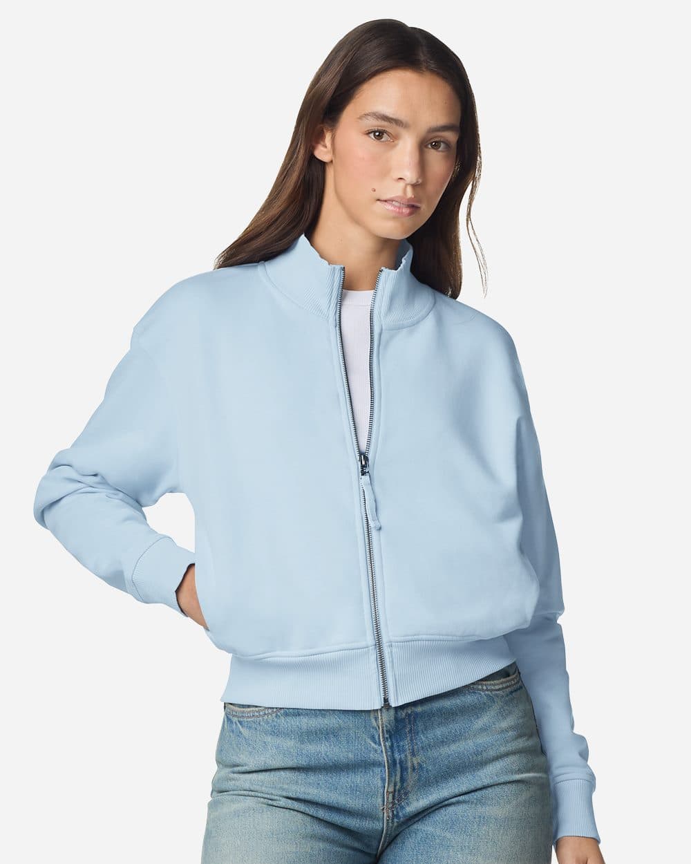 American Apparel Women's French Terry Full-Zip Jacket - Image 1