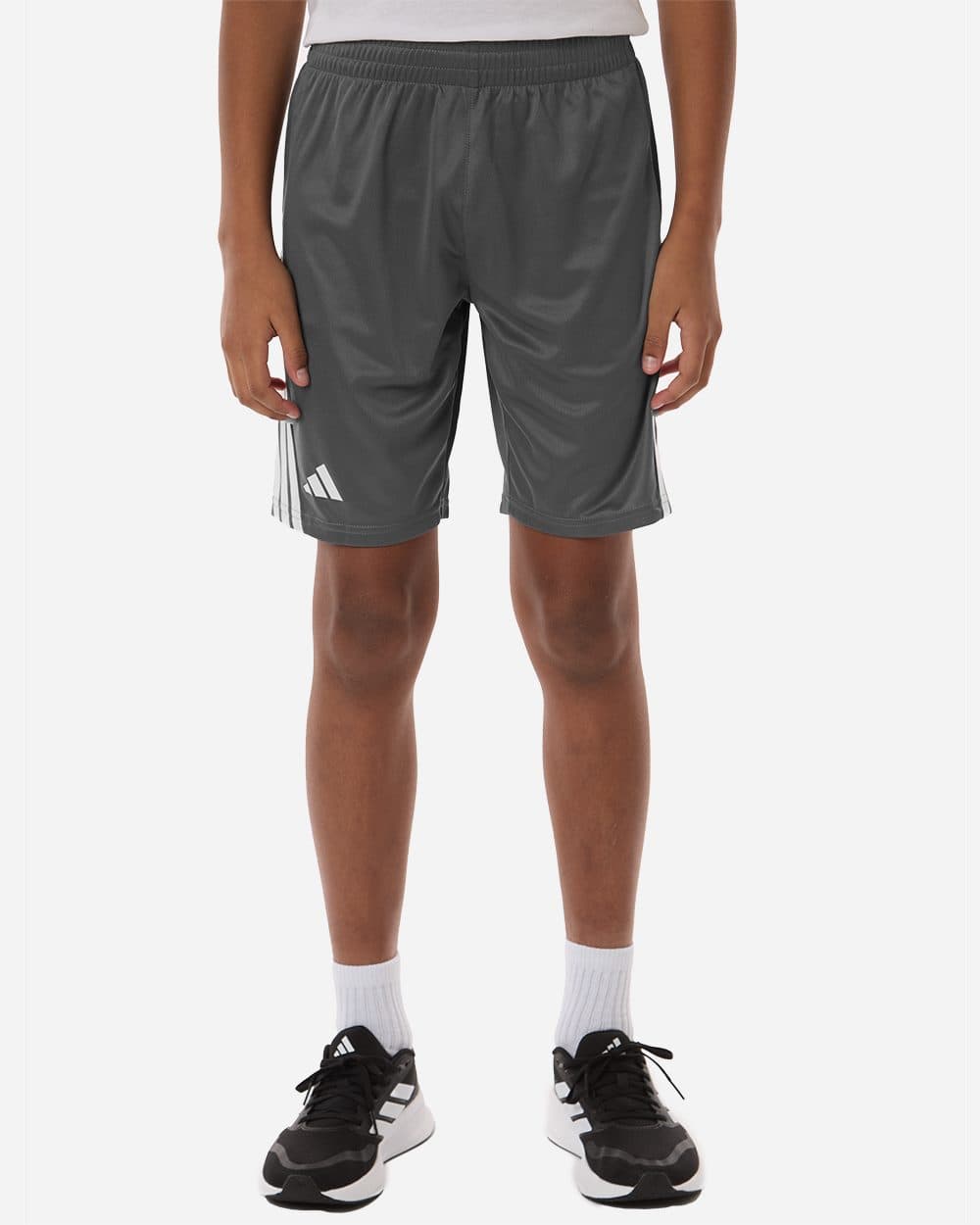 Adidas Youth 3-Stripes 7" Shorts - Image 1