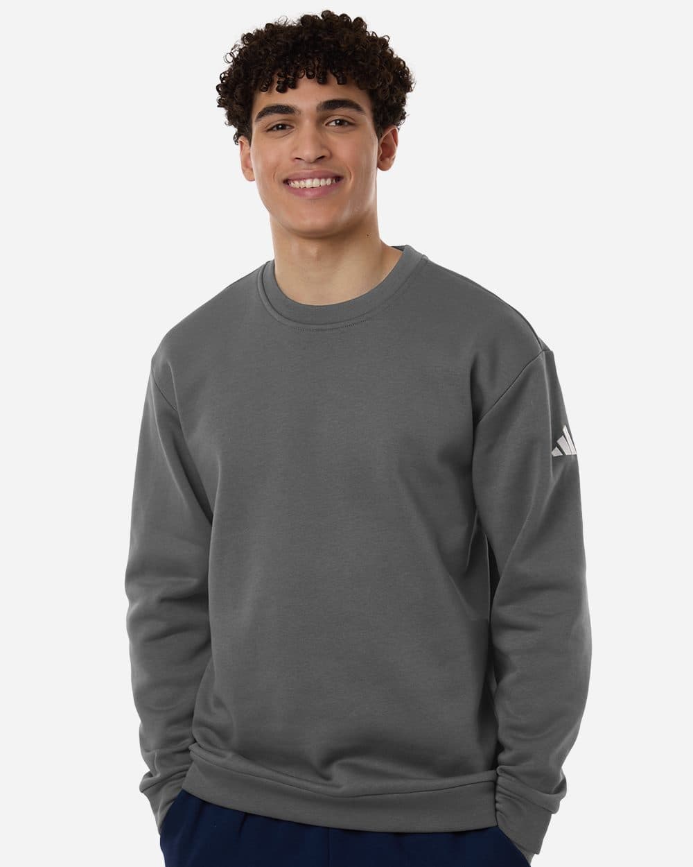 Adidas Men's Fleece Crewneck Sweatshirt - Image 1