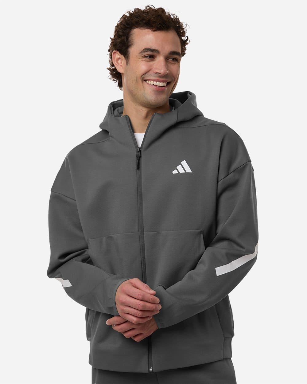 Adidas Men's Z.N.E Full-Zip Hooded Sweatshirt - Image 1