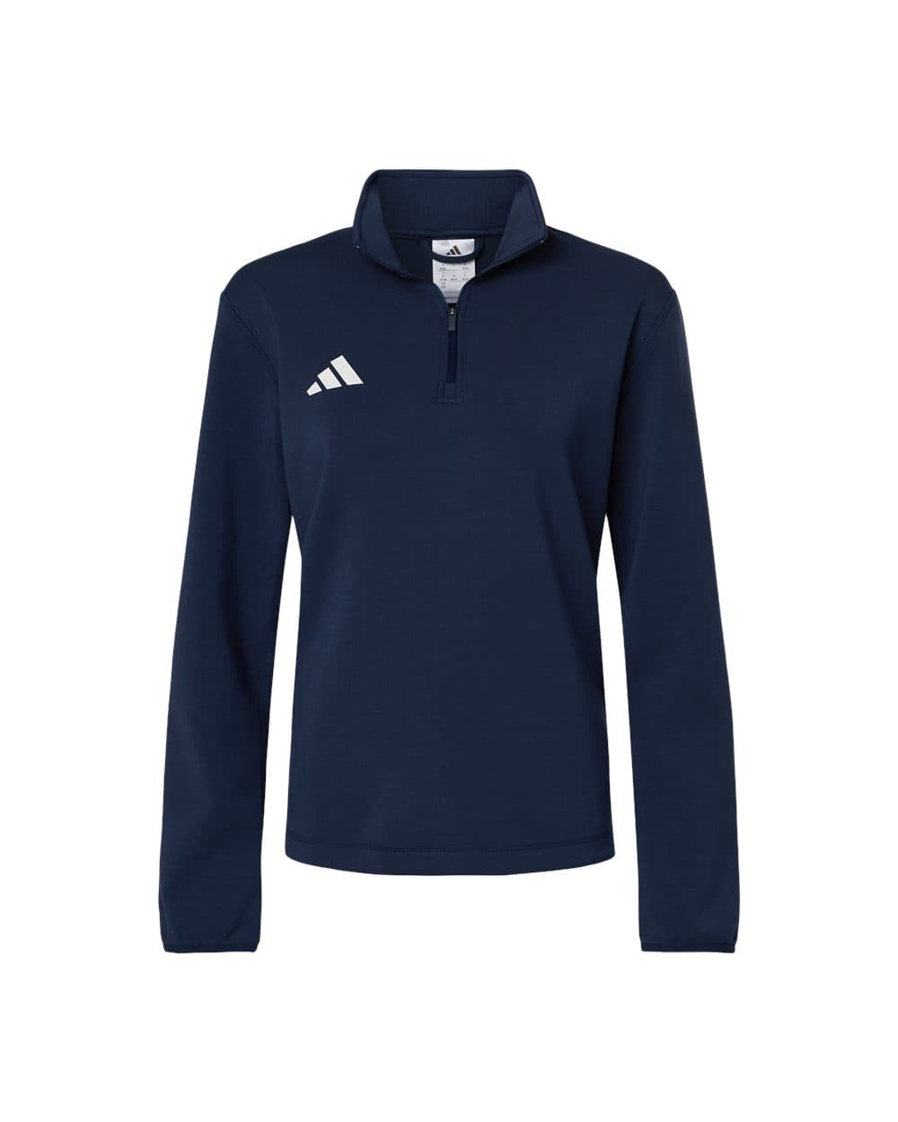 Adidas Women's 3-Stripes Quarter-Zip Pullover - Image 1