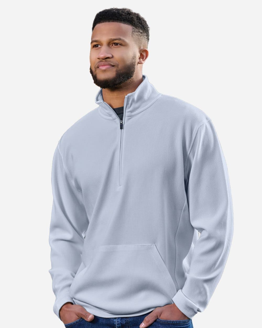 J. America Unisex Maverick Quarter-Zip Pullover - Image 1