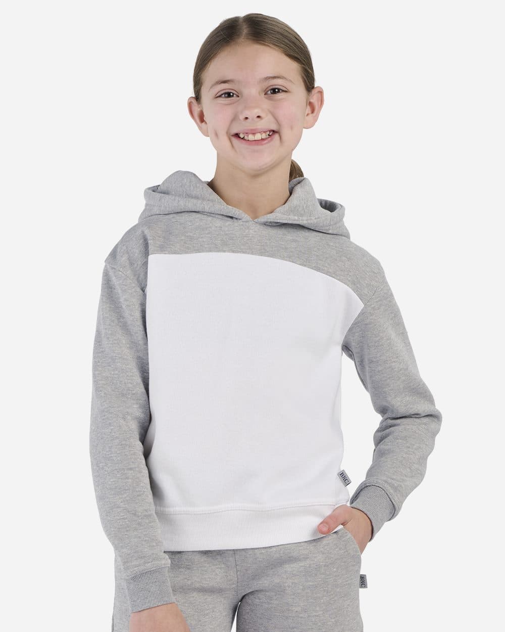 Boxercraft Youth Colorblocked Hooded Sweatshirt - Image 1