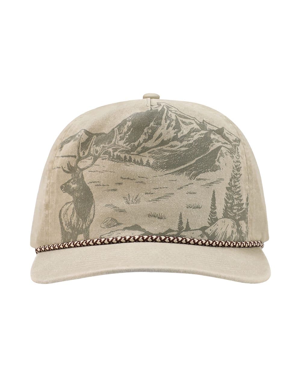 DRI DUCK Elk Nature Scene Cap - Image 1