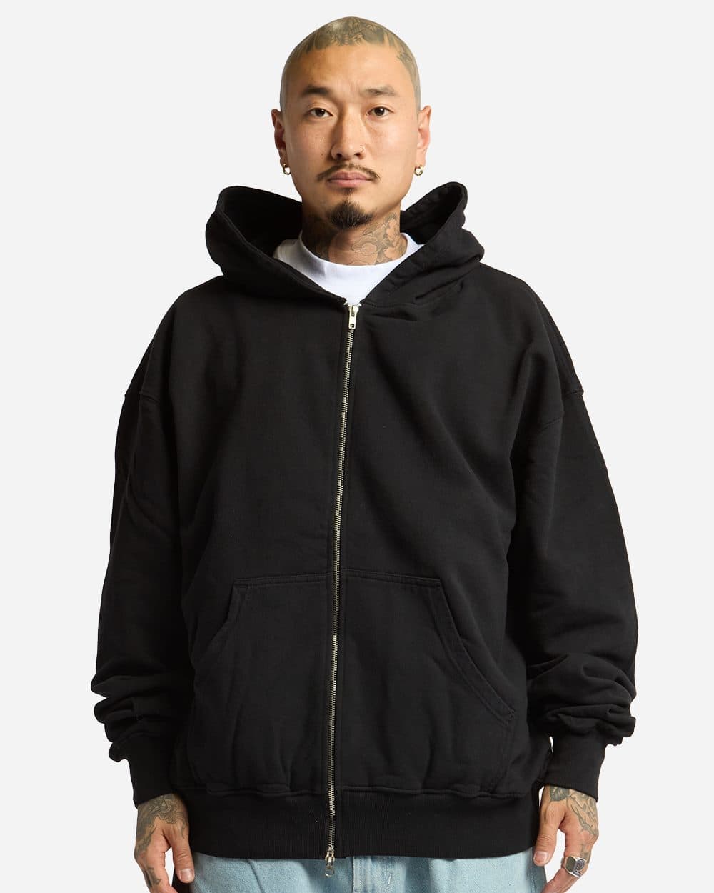 Shaka Wear Unisex Max Heavy Garment-Dyed Full-Zip Hoodie Sweatshirt - Image 1
