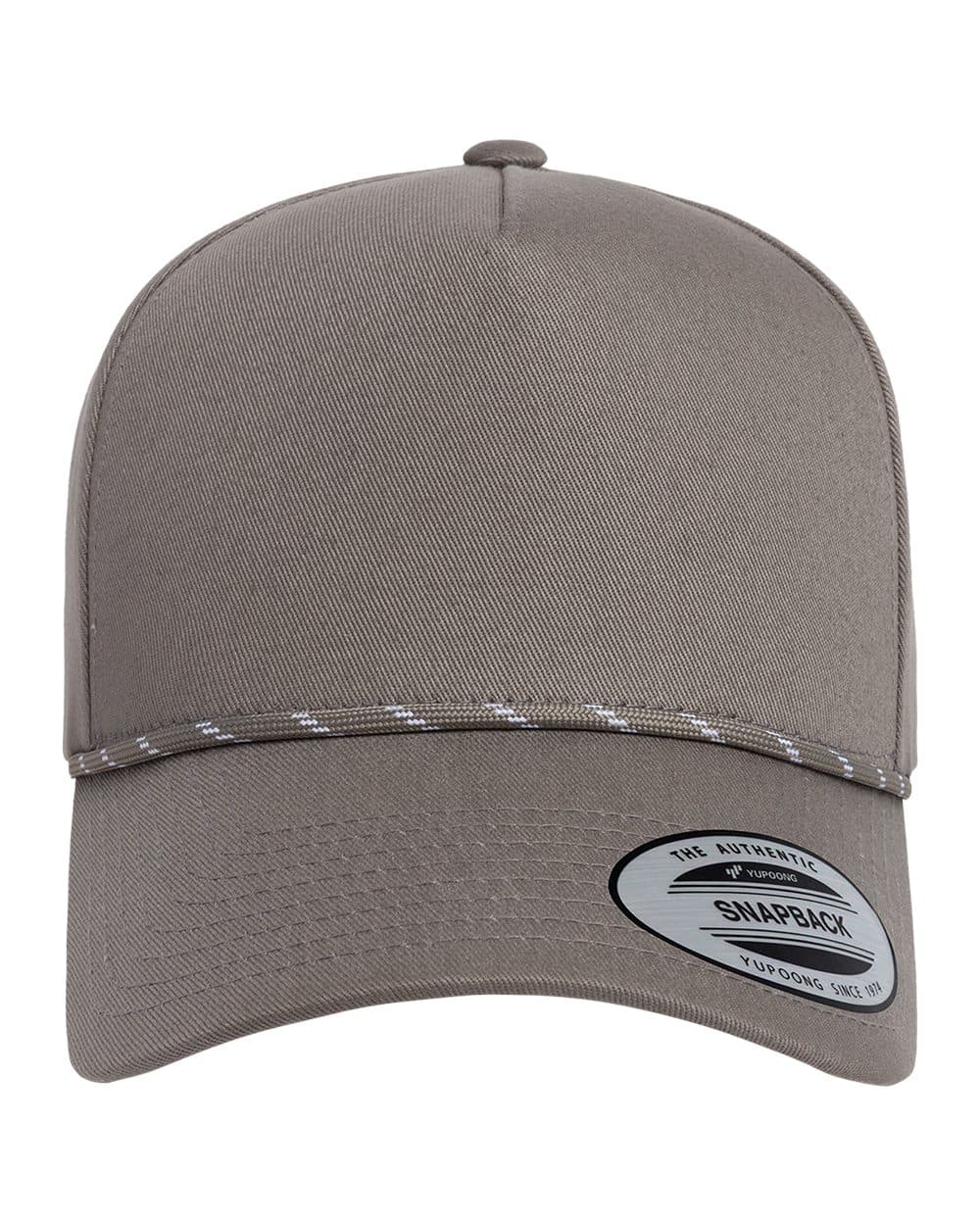 YP Classics Retro Cotton Blend Five-Panel Rope Cap - Image 1