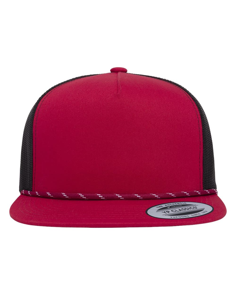 YP Classics Classic Five-Panel Trucker Rope Cap - Image 1