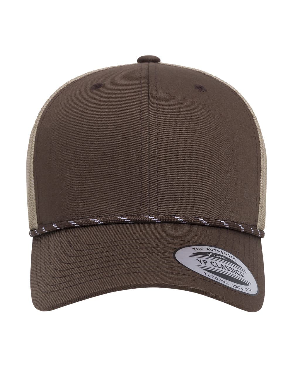 YP Classics Retro Trucker Rope Cap - Image 1