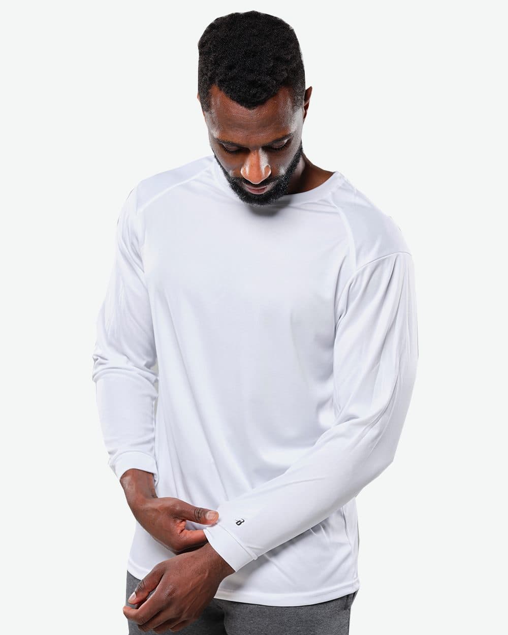 Badger Unisex B-Core Long Sleeve T-Shirt - Image 1