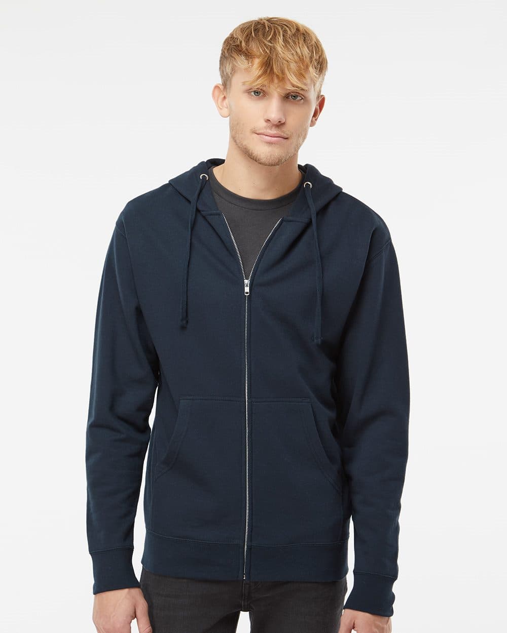 Independent Trading Co. Unisex Midweight Full-Zip Hooded Sweatshirt - Image 1