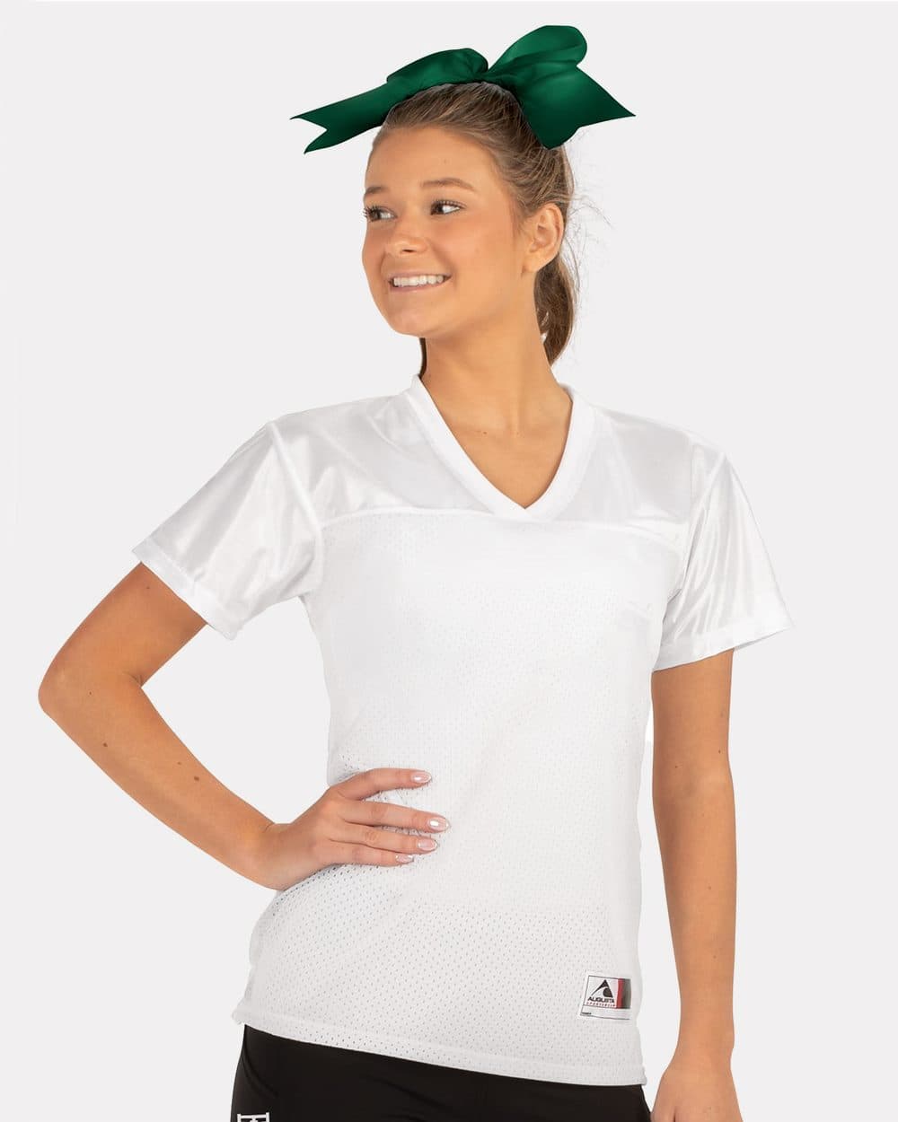Augusta Sportswear Women's Junior Fit Stadium Replica Football Jersey - Image 1