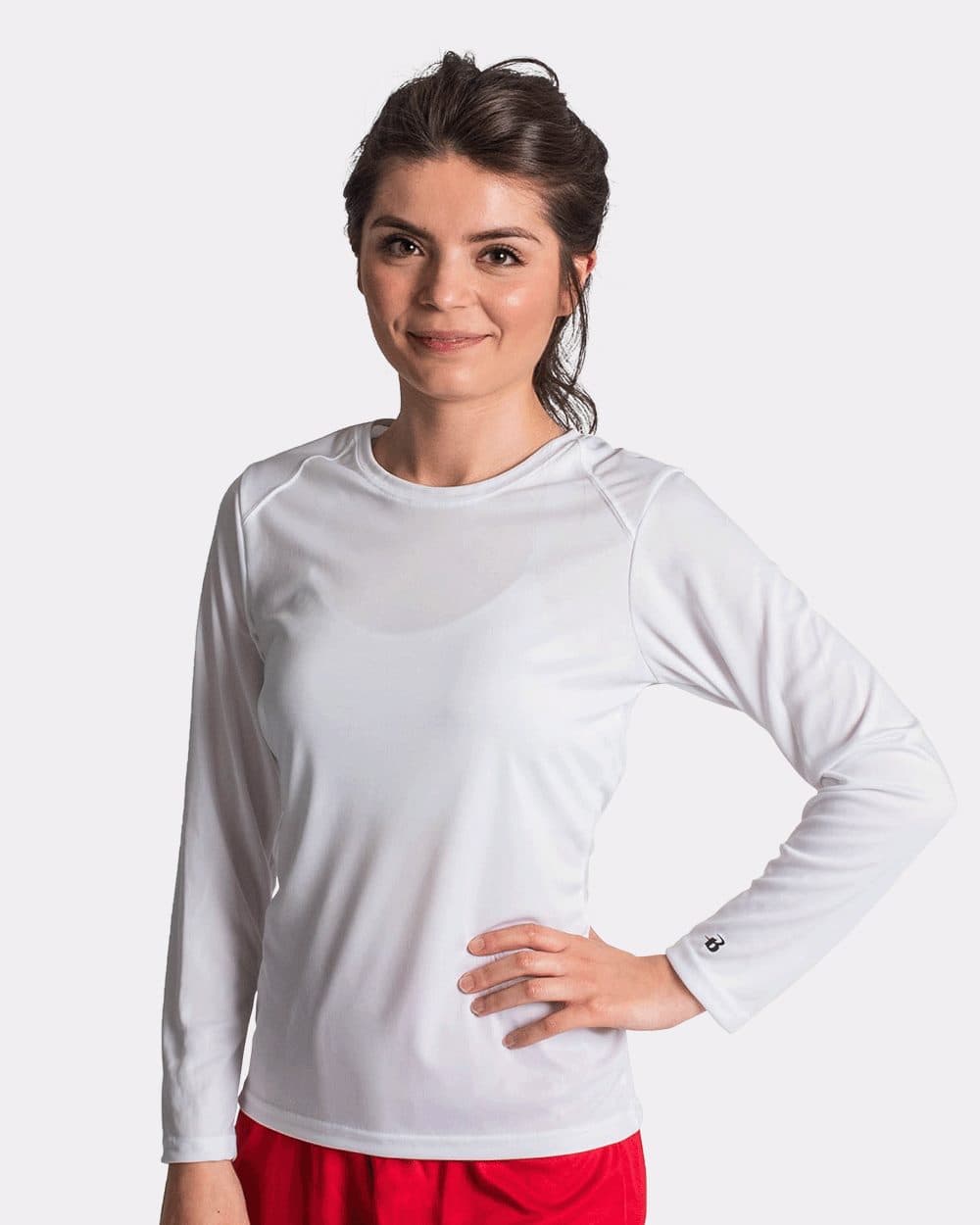 Badger Women's B-Core Long Sleeve T-Shirt - Image 1