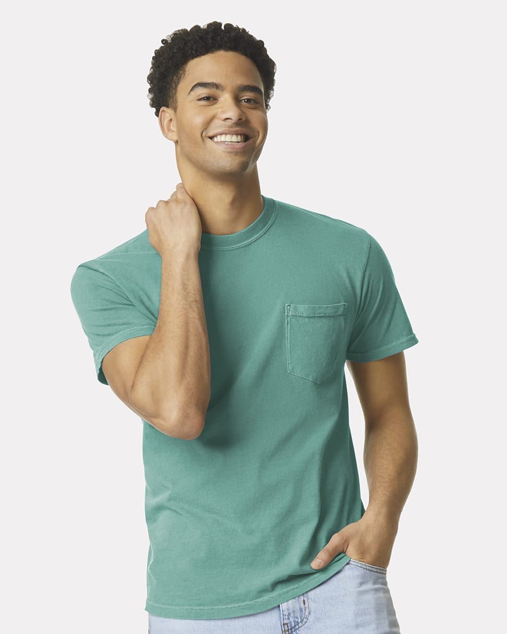 Comfort Colors Unisex Garment-Dyed Heavyweight Pocket T-Shirt - Image 1