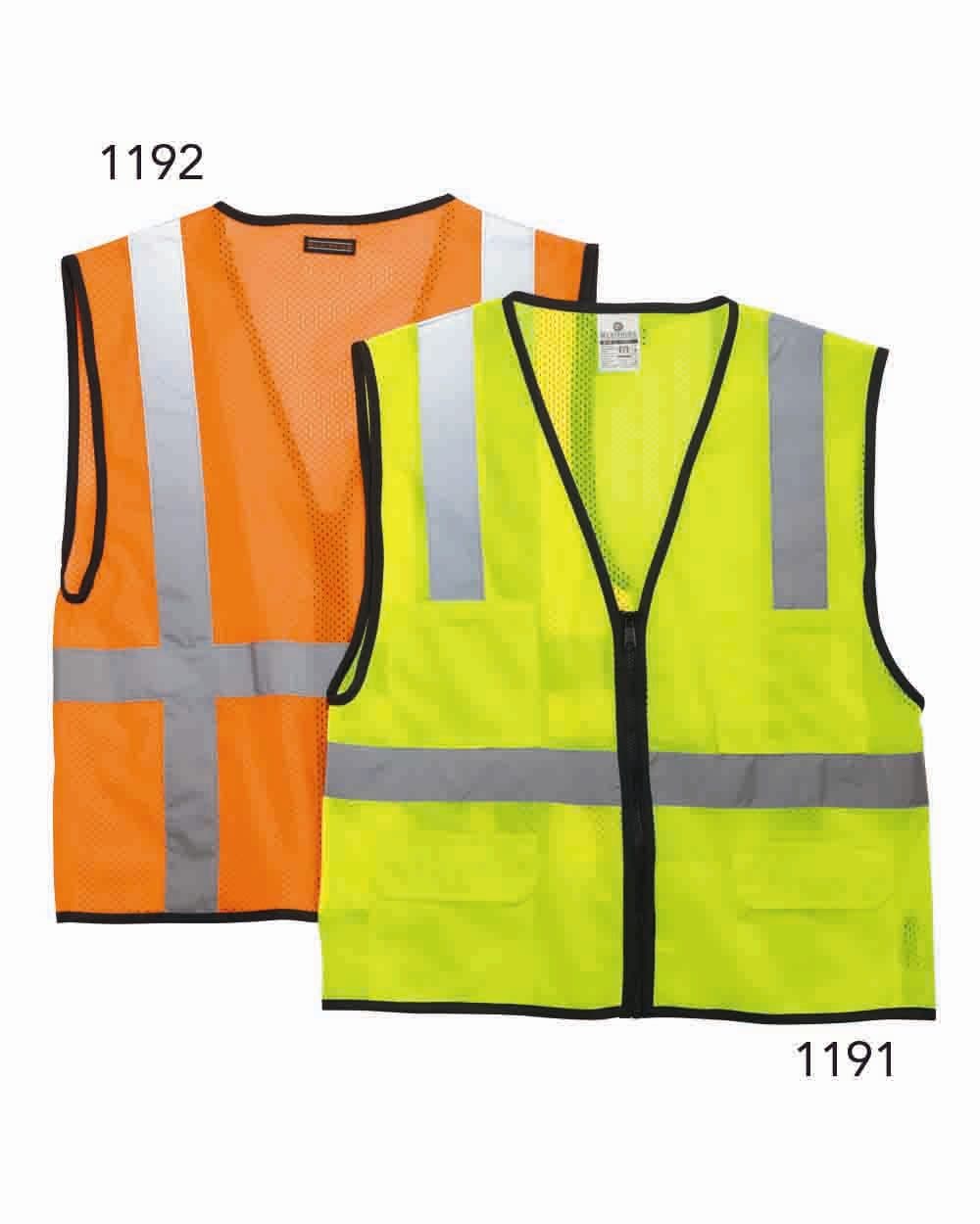 Kishigo Unisex Economy Mesh 6-Pocket Vest - Image 1
