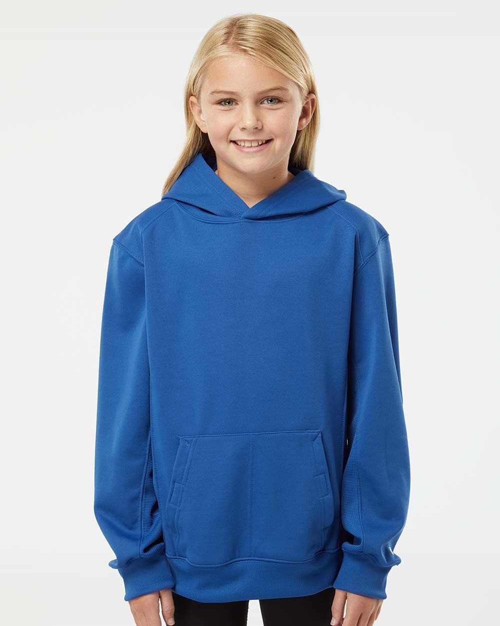 Badger Youth Performance Fleece Hooded Sweatshirt - Image 1