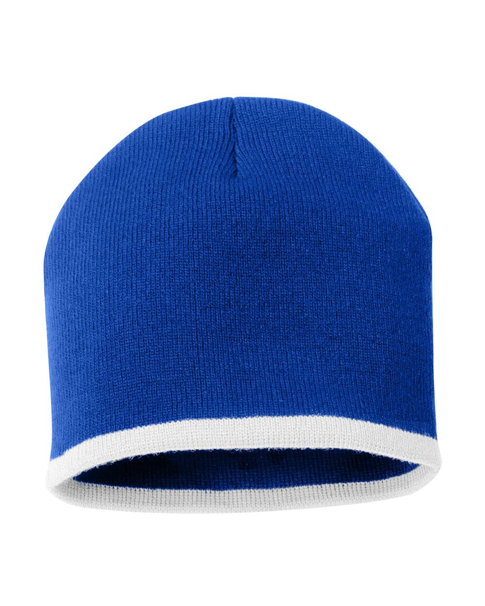Sportsman 8" Bottom-Striped Beanie - Image 1