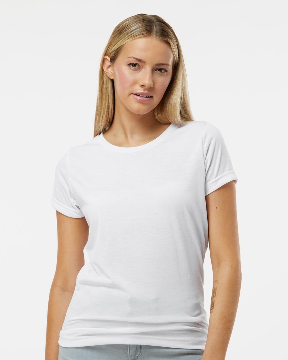 SubliVie Women's Polyester Sublimation Tee - Image 1
