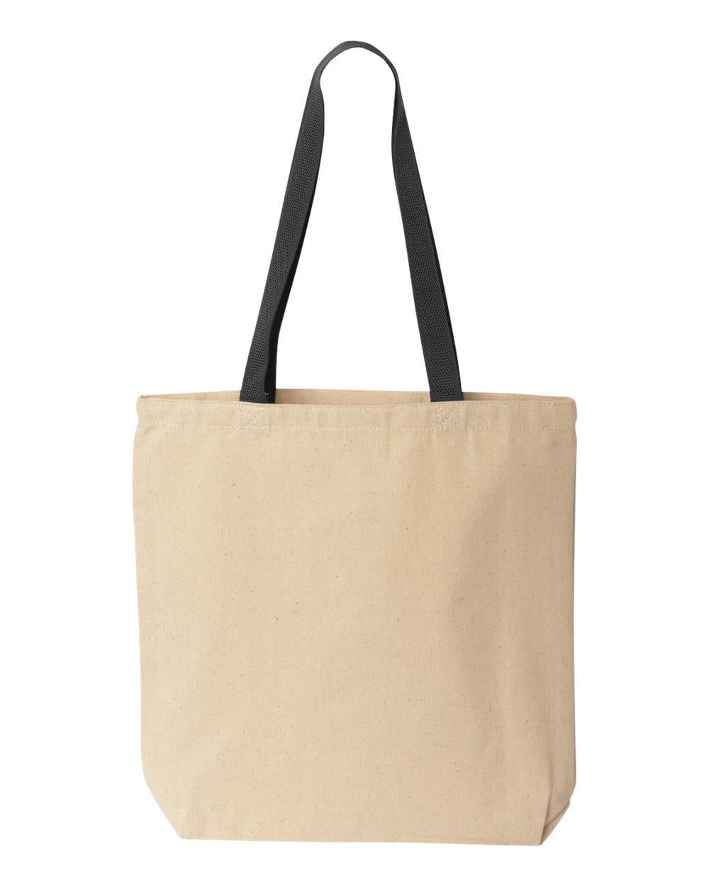 Liberty Bags Natural Tote with Contrast-Color Handles - Image 1