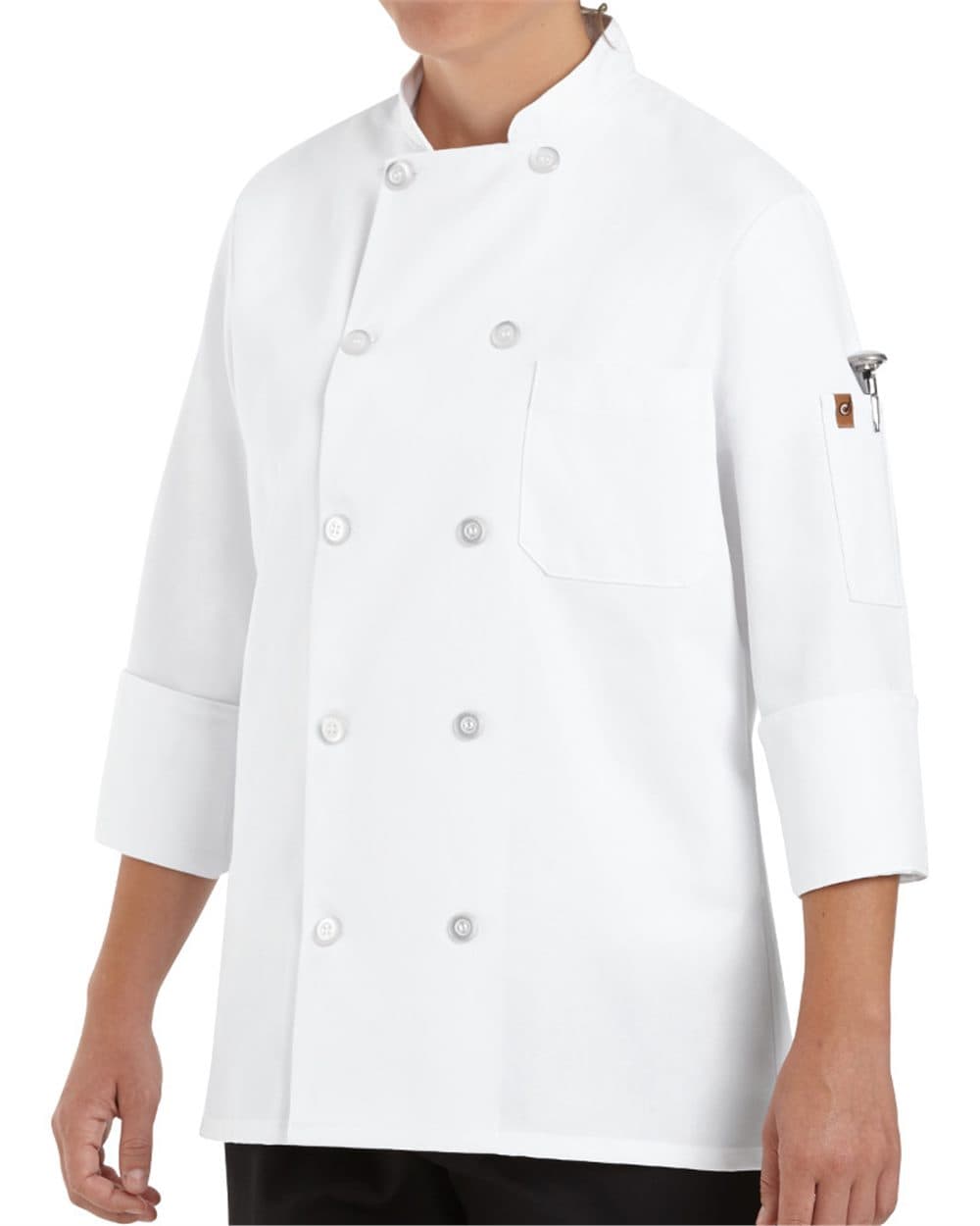 Chef Designs Women's Ten Button Chef Coat - Image 1