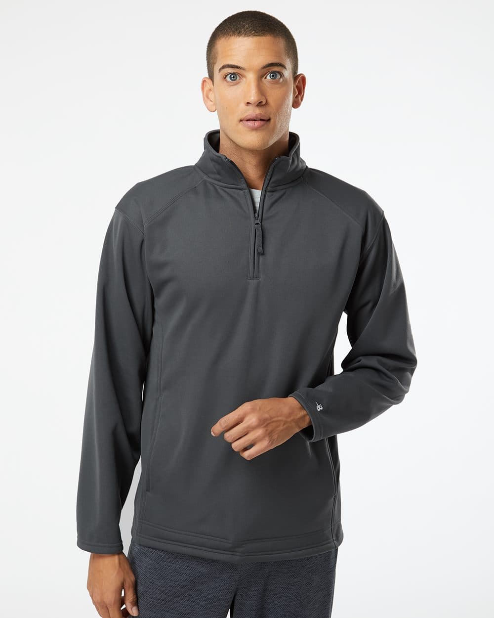 Badger Men's Performance Quarter-Zip Pullover - Image 1