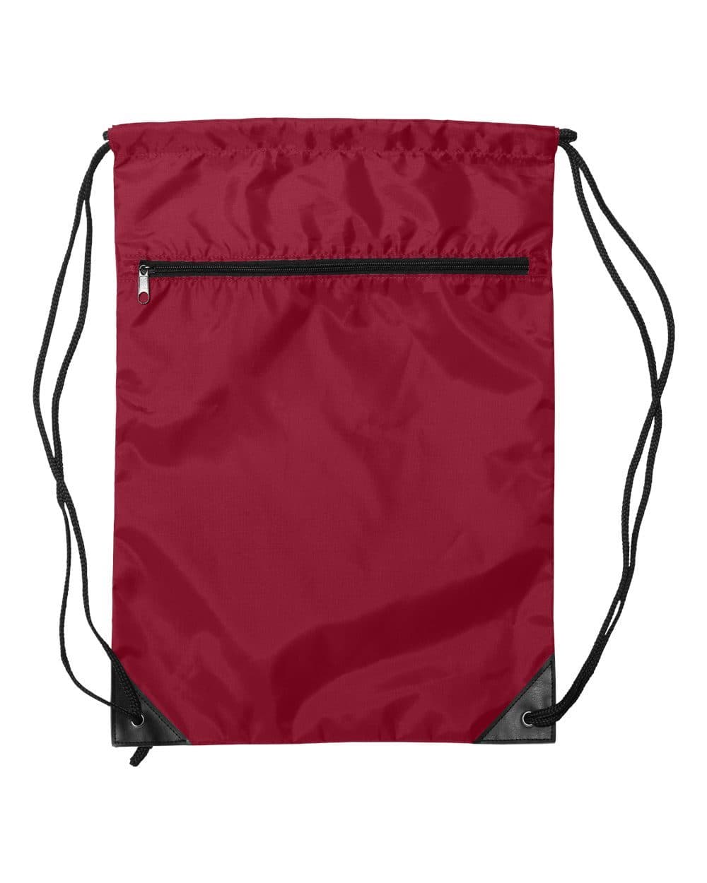 Liberty Bags Zippered Drawstring Backpack - Image 1