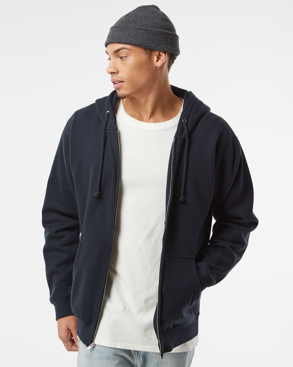 Independent Trading Co. Unisex Heavyweight Full-Zip Hooded Sweatshirt - Image 1