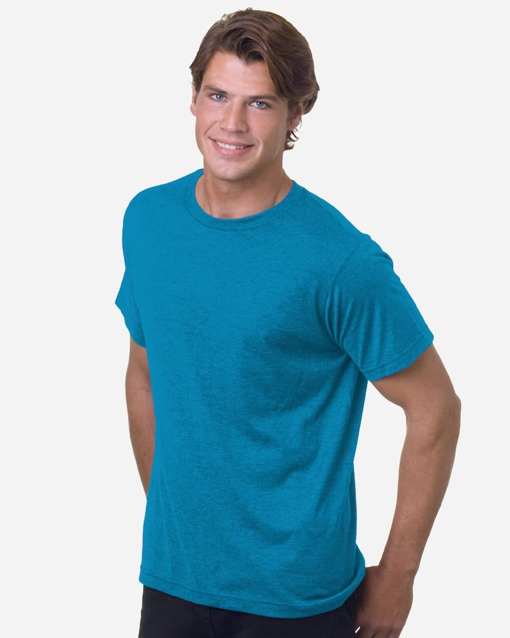 Bayside Unisex USA-Made 50/50 Fine Jersey T-Shirt - Image 1