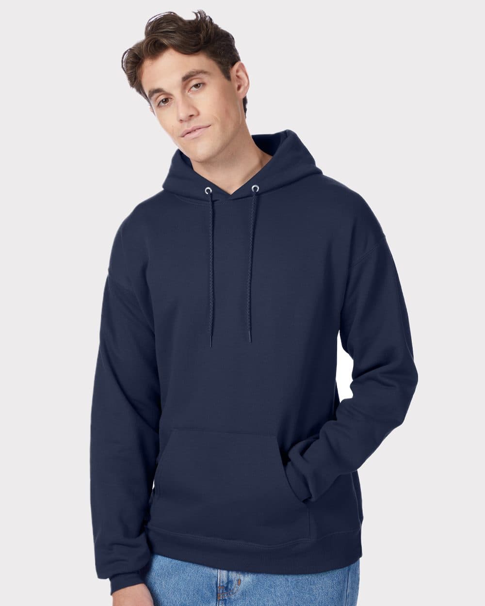Hanes Unisex EcoSmart® Hooded Sweatshirt - Image 1