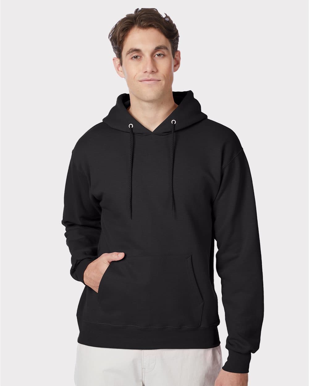 Hanes Unisex Ultimate Cotton® Hooded Sweatshirt - Image 1