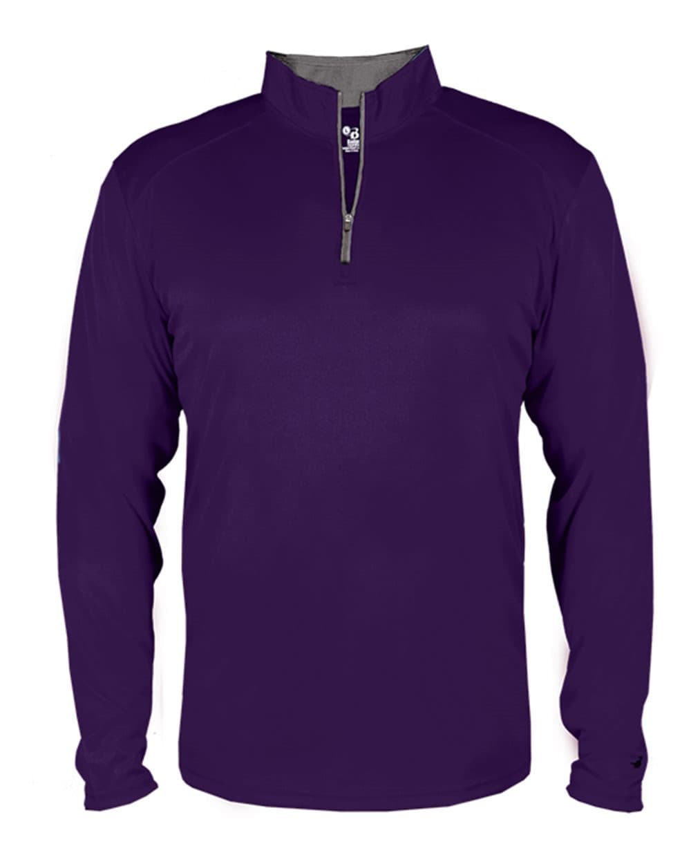 Badger Youth B-Core Quarter-Zip Pullover - Image 1