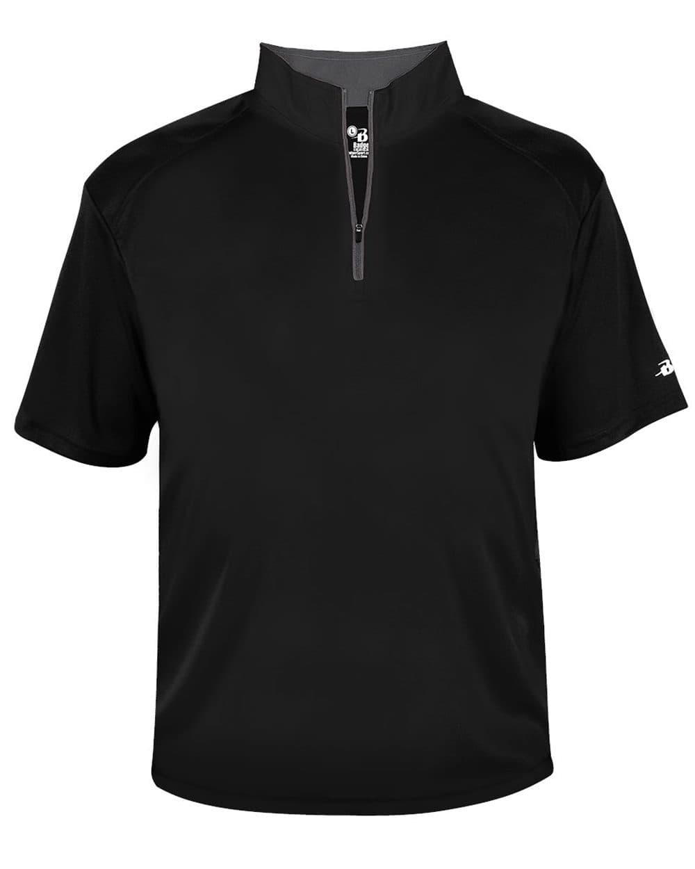 Badger Men's B-Core Short Sleeve Quarter-Zip - Image 1