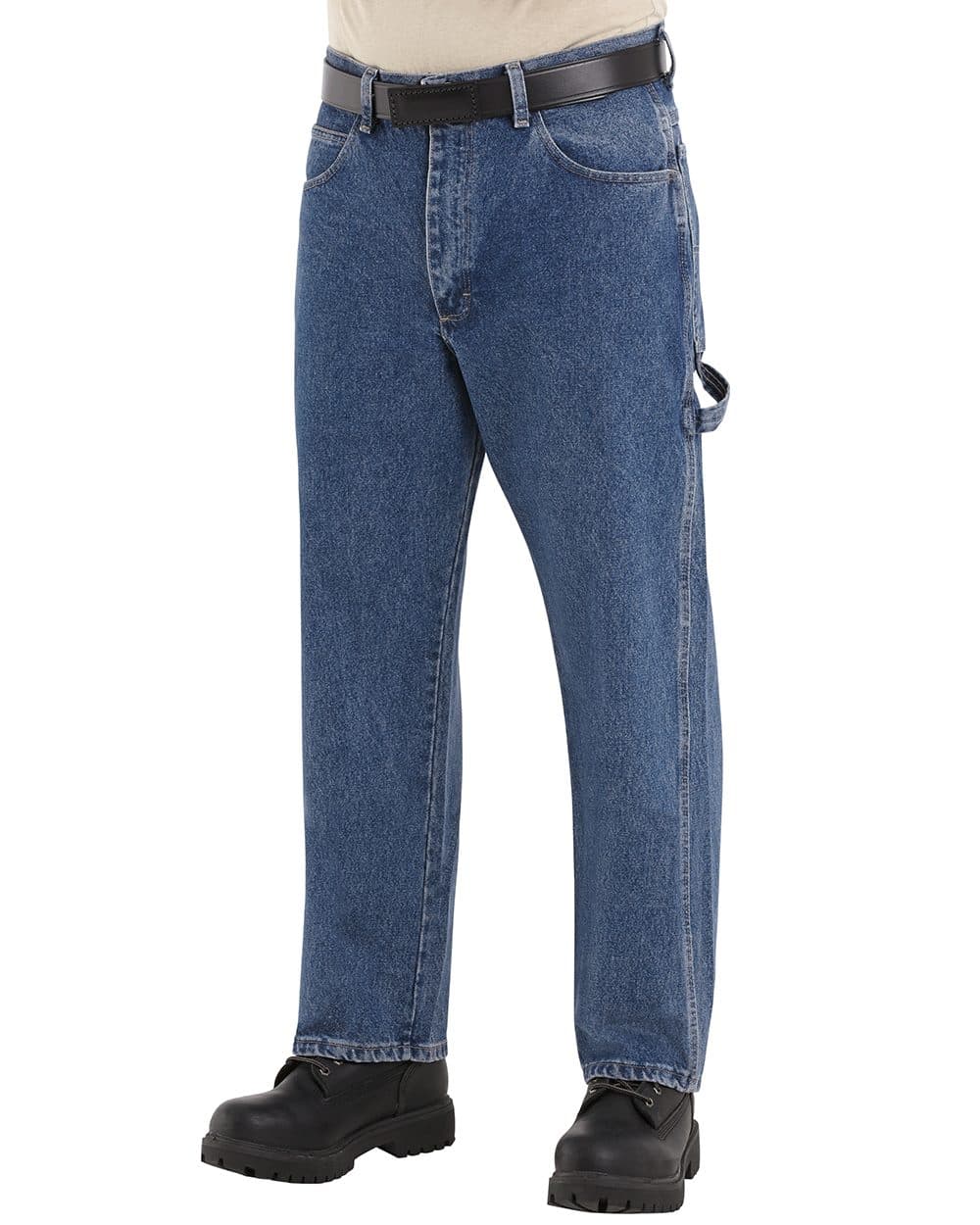 Bulwark Men's Flame Resistant Pre-Washed Denim Dungaree - Image 1