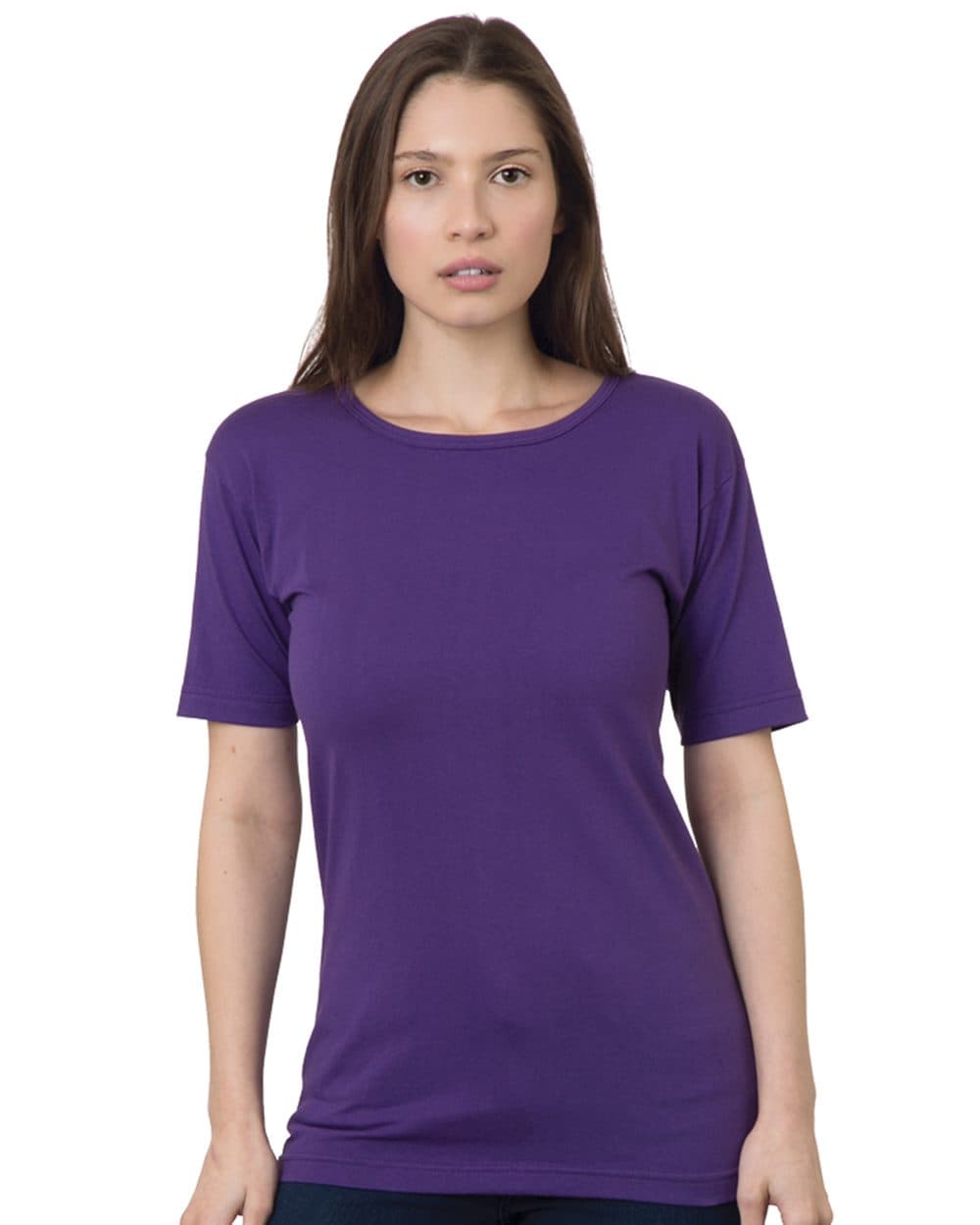 Bayside Women's USA-Made Scoop Neck T-Shirt - Image 1