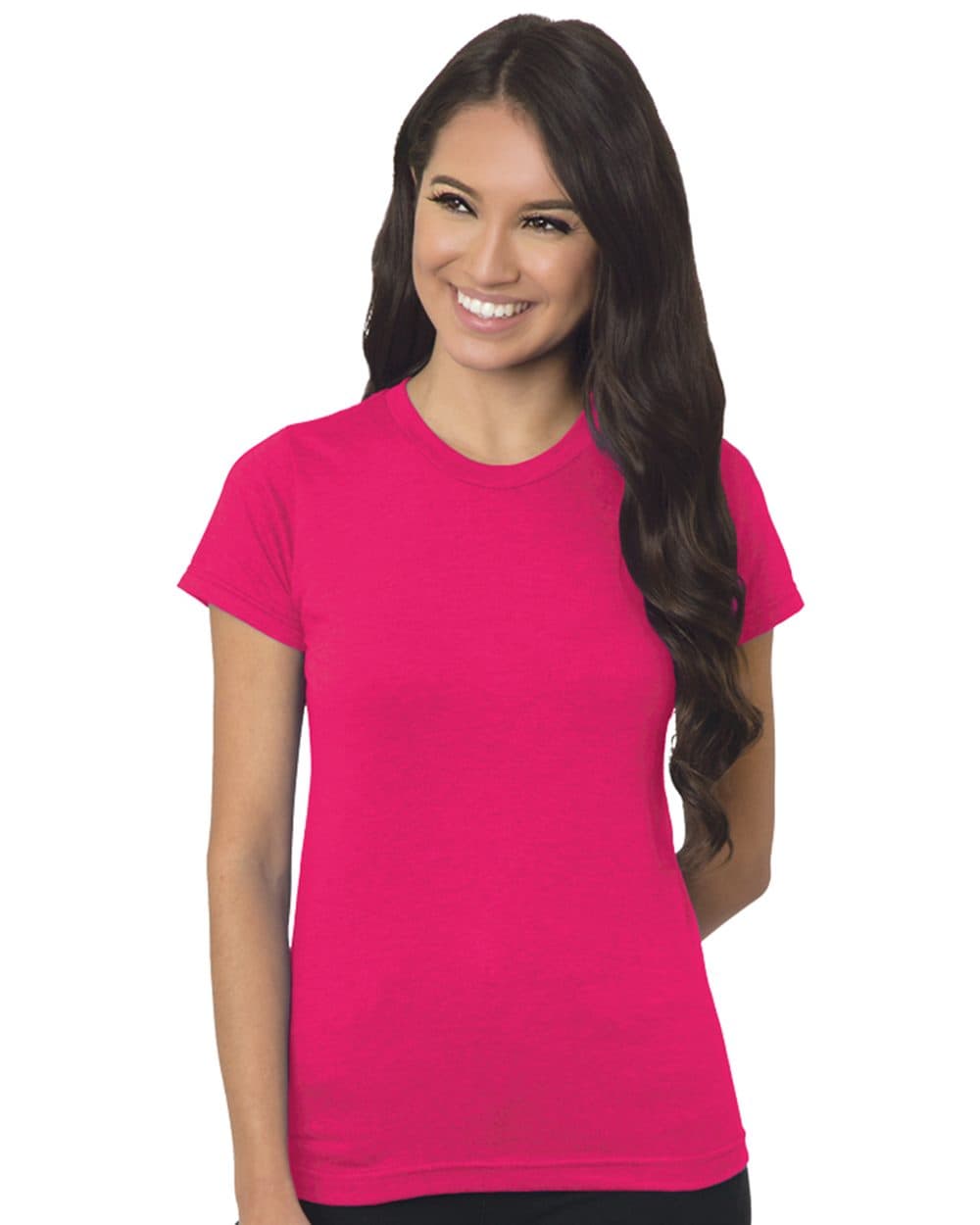 Bayside Women's USA-Made Fine Jersey T-Shirt - Image 1