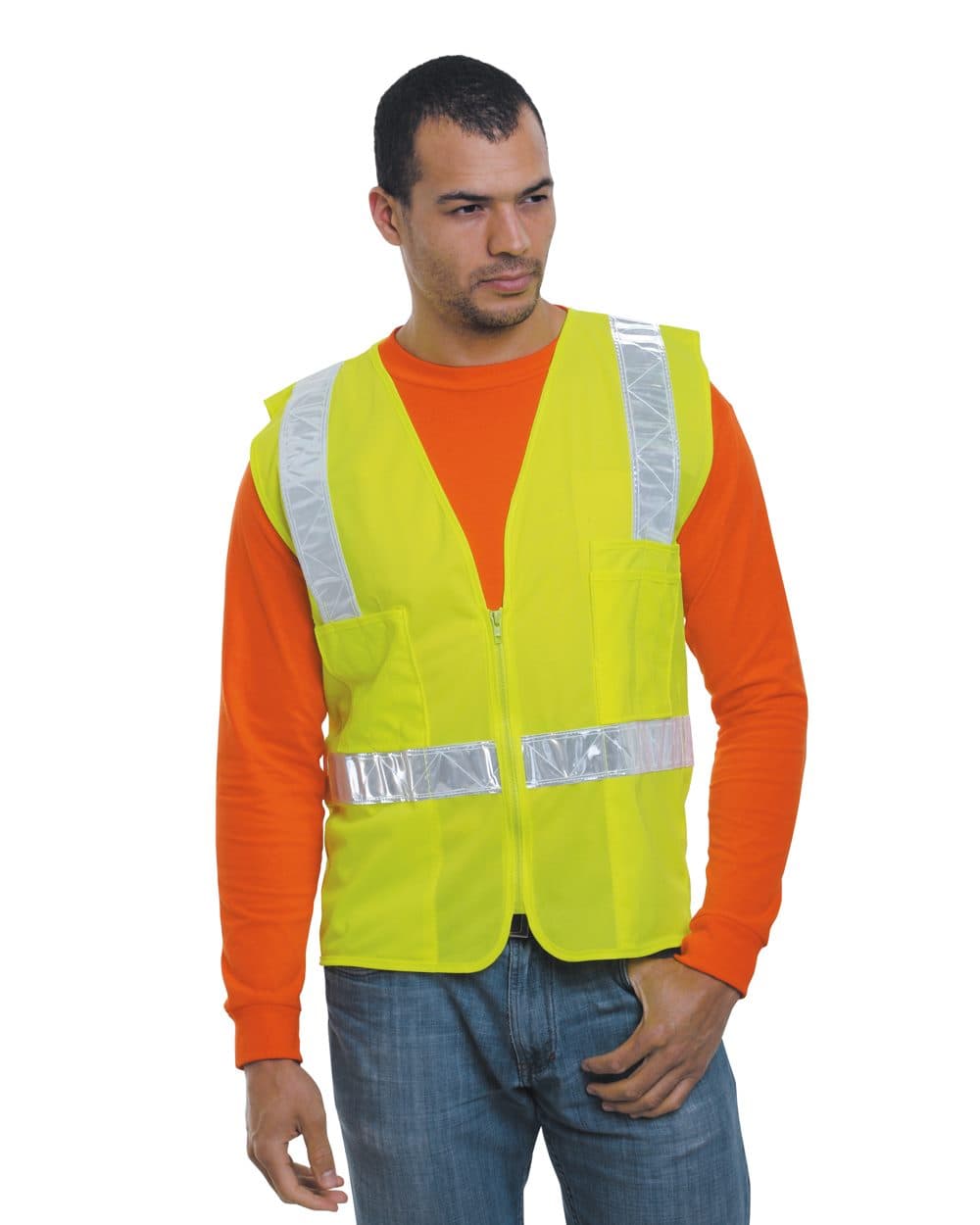 Bayside Unisex USA-Made ANSI Surveyor's Vest Class 2 - Image 1