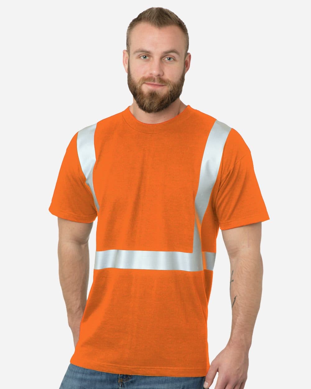 Bayside Unisex USA-Made High Visibility T-Shirt - Image 1