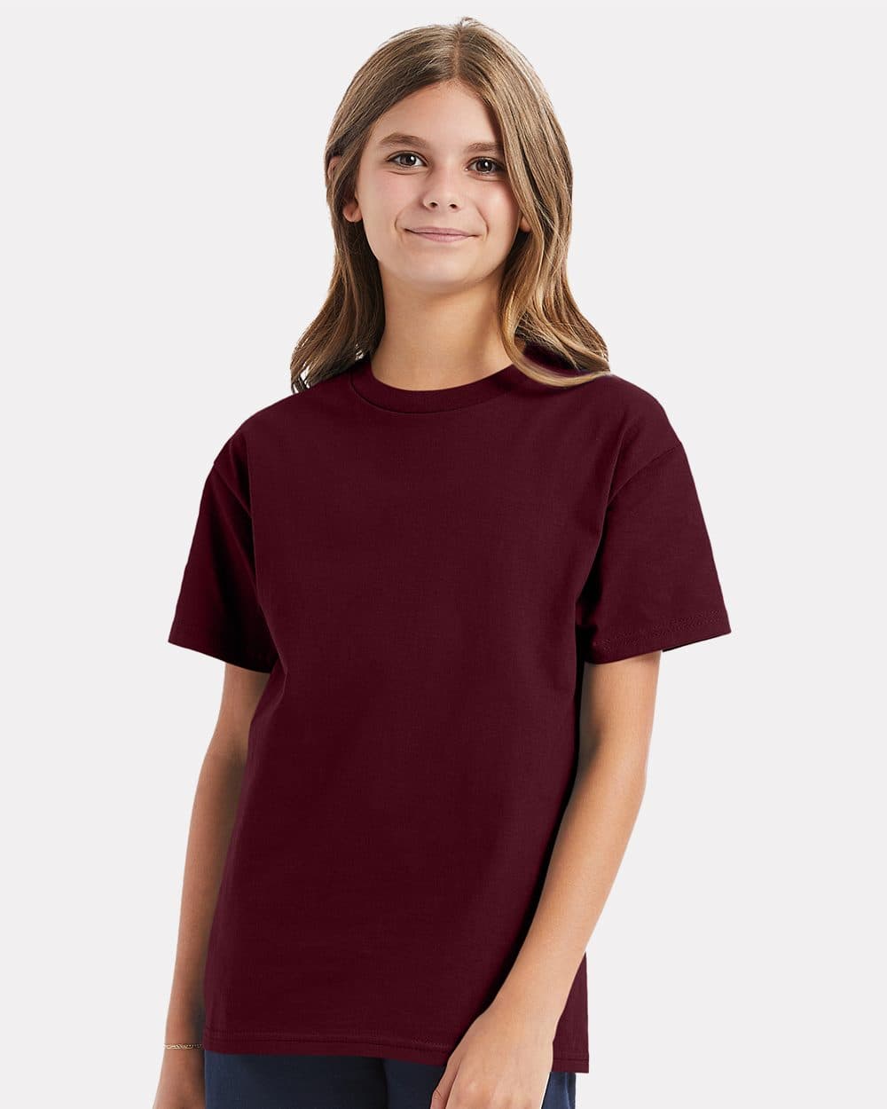 Hanes Youth Authentic T-Shirt - Image 1